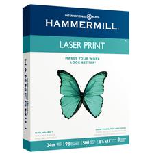 Hammermill Laser Print Paper, Radiant White, 500/Pkg