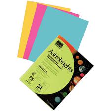 Astrobrights Card Stock, 65 lb, 250/Pkg