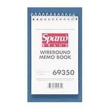 Sparco Wirebound Memo Books, 50 Sheets/Pad, 12 Pads/Pkg