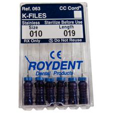 K-Files – 19 mm, 6/Pkg