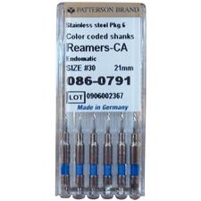 Patterson® Engine Reamers – Stainless Steel, Latch Type, 21 mm, 6/Pkg