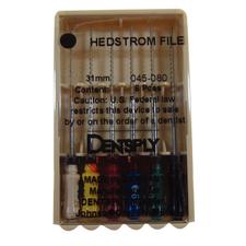 Limes Hedstrom - Acier inoxydable avec manche en plastique, 25 mm, 6/emballage