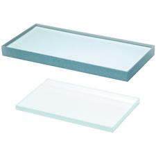 Plaques de mélange en verre