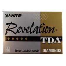 Diamants TDA - cylindre à bout pointu, grain moyen, FG, 5/emballage