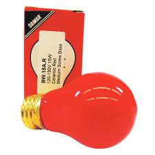Incandescent / 15A/R / 0.13 A / 15 W / 120-130 V / A15 / Medium Screw, E26