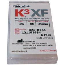 K3™ XF NiTi Files – 21 mm, 6/Pkg