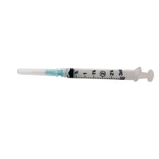 Combinaison de seringue/aiguille BD™avec embouts BD Luer-Lok™ – 3 ml, 100/emballage