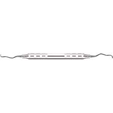 Curettes Gracey – 11/12 Gracey, rigide, double extrémité, manche en acier inoxydable EagleLite™