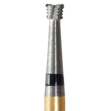 Fraises au carbure de tungstène Black Cobra - coupe transversale, cône inversé, B2, FG, 5/emballage