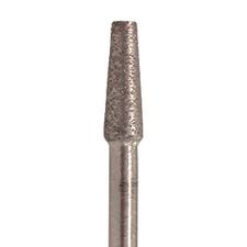 Diamant fritté fraises – PM, à bout plat cône, grain moyen, diamètre de 2,7 mm