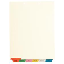 6-Tab, 7-Tab and 9-Tab Chart Divider Sets
