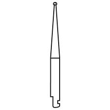 Fraises au carbure stérilisées de longueur chirurgicale NeoBurr® – Rondes, RASL, 10/emballage
