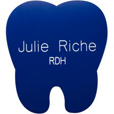 Tooth Name Pin, 2" W x 2-1/2" H