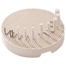Honeycomb Mesh Sagger Tray & Pegs Kit, Round Tray