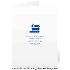 Presentation Folder, Gloss Folder, 1-Color Foil Stamping, 9" W x 12" H, 50/Pkg
