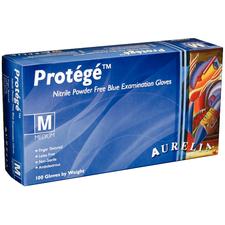 Gants d'examen Protege™ Stretch en nitrile – Très petit, non poudrés, bleus, 100/emballage