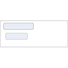 Safeguard Compatible Double Window Check Envelopes, Security-Lined, 8" W x 3-1/2" H, 250/Pkg