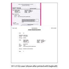 Maine Laser Prescription Blanks – Nonpersonalized, 8-1/2" W x 11" H (Overall), 5-1/2" W x 4-1/4" H (Detached), 100/Pkg