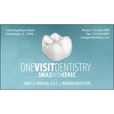 CEREC Business Card, Full Color Design Both Sides, 3-1/2" W x 2" W, 500/Pkg