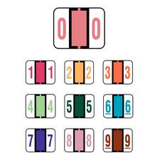 Smead® Compatible Numeric Label, 1-1/4" W x 1" H, 500/Roll