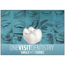 CEREC Blue One Visit Personalized Postcard, 6