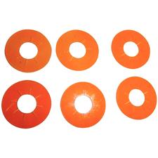 The Cure Eye Shields – Orange, 8 mm, 6/Pkg
