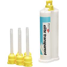 Elite® Transparent – Laboratory A-Silicone, Blister Pack, 50 ml Cartridge with Tips