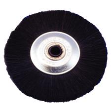 Black Bristle Wheel Brush On Steel Hub