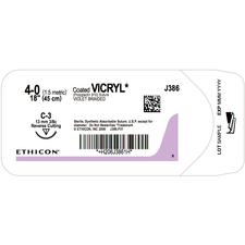 Coated VICRYL™ Sutures Absorbable,  Reverse Cutting