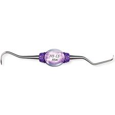 Curettes universelles – No. H5/L5 Mini, manche en résine violet, double extrémité