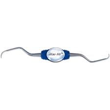 Curettes universelles – Mini Me™, manche en résine bleu, double extrémité