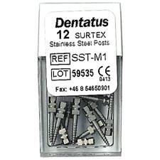 SURTEX™ Surface Treated Post Refill – Stainless Steel, Medium, Length 9.3 mm, 12/Pkg