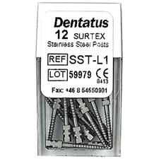 SURTEX™ Surface Treated Post Refill – Stainless Steel, Long, Length 11.8 mm, 12/Pkg