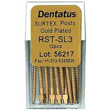 SURTEX™ Surface Treated Gold-Plated Post Refill – Super Long, Length 17 mm, 12/Pkg