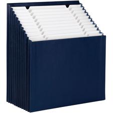 Smead Stadium File, 12 Pocket, 1/3 Cut Tabs, Expands to 7/8