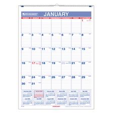 Monthly Vertical Wall Calendars