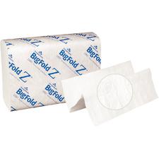 Serviettes en papier pli C haut de gamme BigFold Z® – Blanc