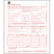 CMS-1500 (02/12) Claim Forms, 2-Part Continuous, Nonpersonalized, 9-1/2" W x 11" H, 500/Pkg