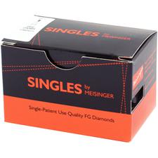 Diamants jetables Singles – FG, conique fissurée, 25/emballage