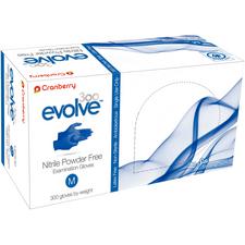 Gants d’examen en nitrile non poudrés Cranberry Evolve300™