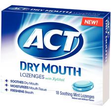 ACT® Dry Mouth Lozenges – 18 Piece Packs, 6/Pkg