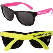 Neon Sunglasses, Personalized, 5-3/4" W x 2" H x 5-1/2" D, 144/Pkg