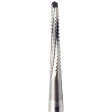 Fraise pour chirurgie Lindemann, longueur chirurgicale – Conique, HM 162 chirurgical, diamètre de 1,6 mm, longueur de tête de 11 mm, 2/emballage