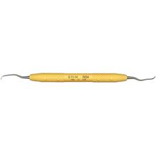 Curettes Amazing Gracey™ – No. 11/14 Gracey, médial-distal, standard, manche en résine jaune, double extrémité