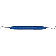Curettes universelles – No. 17S/18S McCall, manche en résine bleu, double extrémité