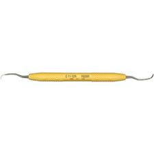 Curettes Amazing Gracey™ – No. 11/12 Gracey, rigide, manche en résine jaune, double extrémité
