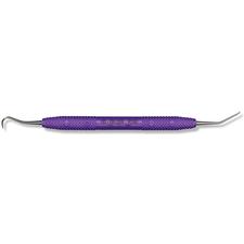 Curette O’Hehir New Millennium™ – No. H5/OH 2 longue portée, manche en résine mauve, double extrémité