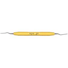Curettes O’Hehir New Millennium™ – No. OH 15/16, manche en résine jaune, double extrémité