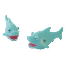 Vinyl Mini Shark Squirts, Blue, 2-3/4", 12/Pkg