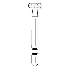 Fraises diamantées Two Striper® – FG, grossière, verte, roue, 5/emballage